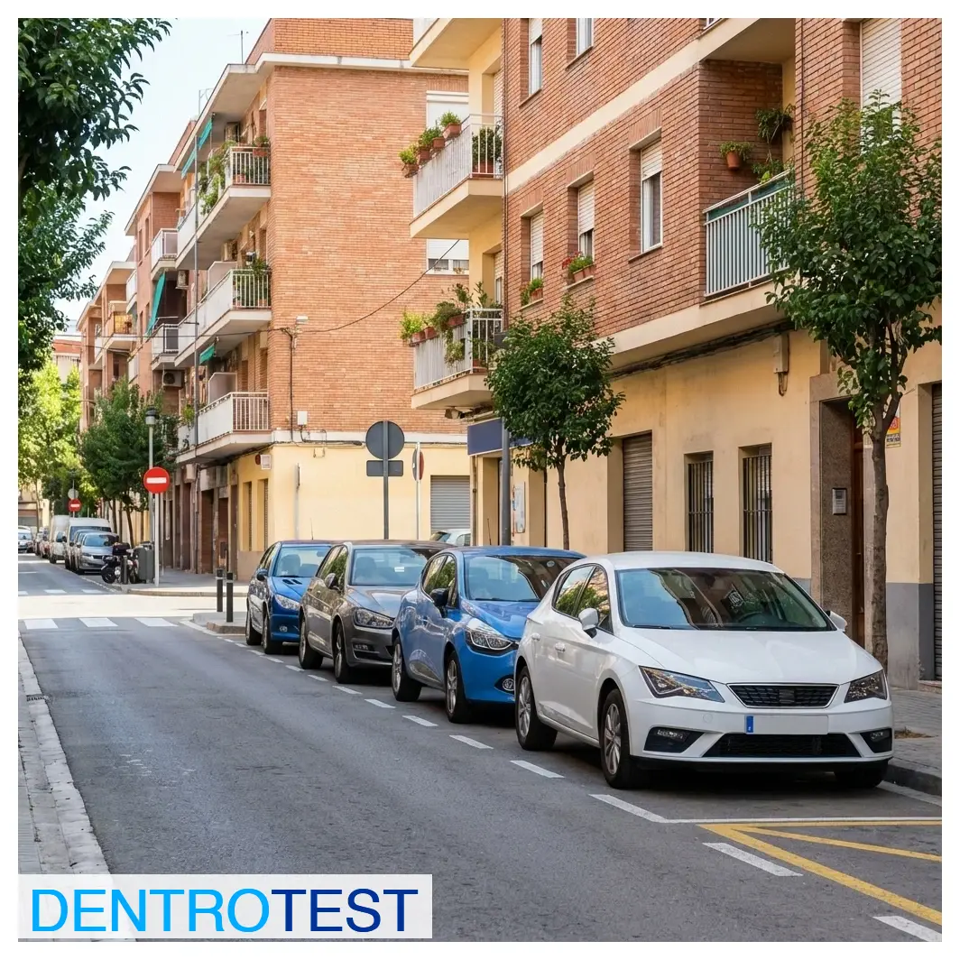 On urban roads, where must the vehicle be positioned when parking on the roadway?