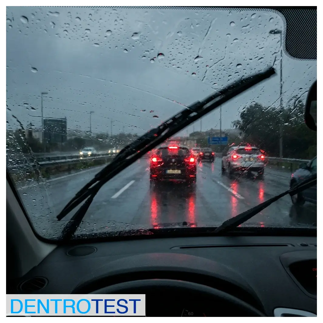 Quel est l'effet principal de la pluie sur la surface de la chaussée ?