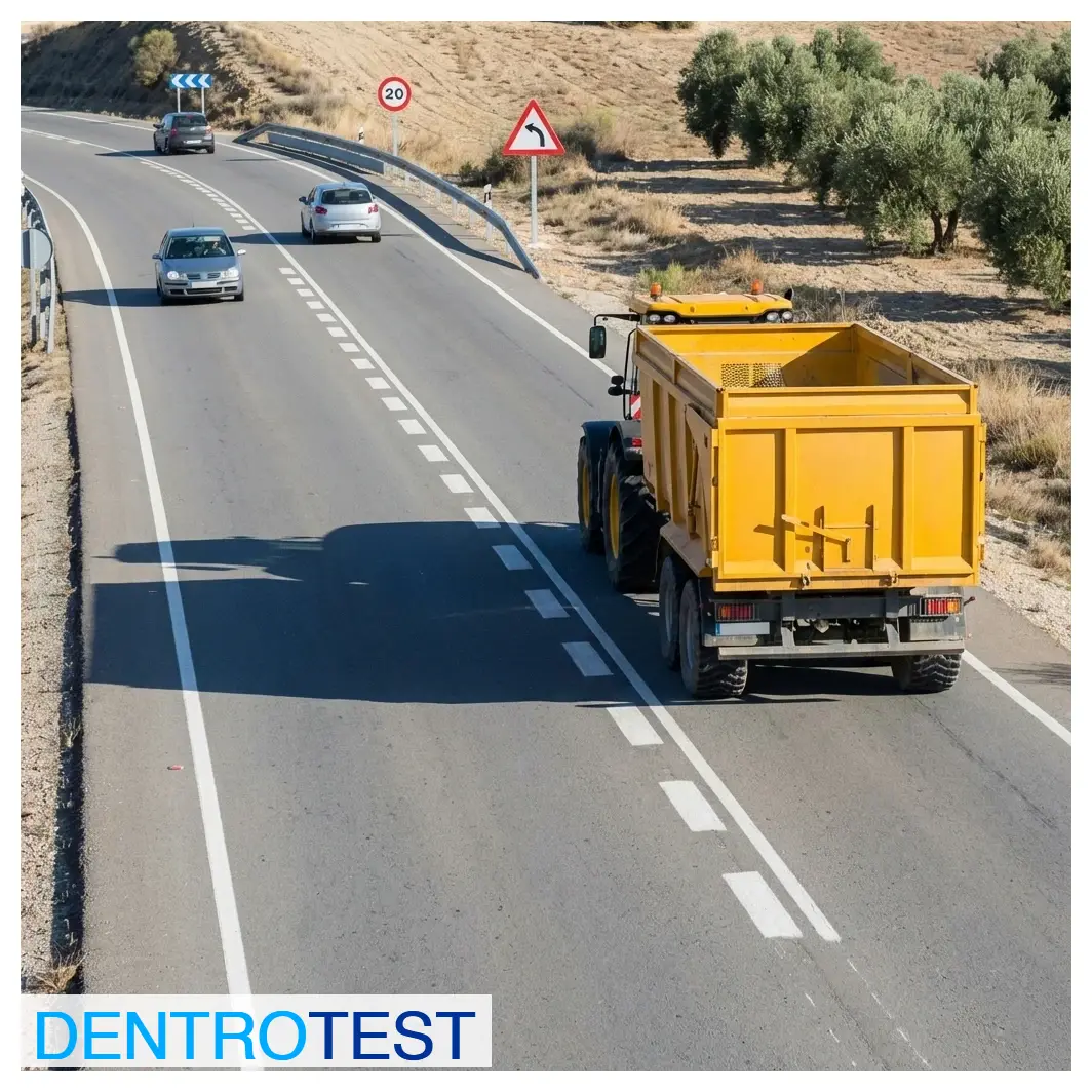 On a two-lane road with two-way traffic, where must a special vehicle with a Maximum Authorized Mass (MAM) exceeding 3,500 kg normally circulate?