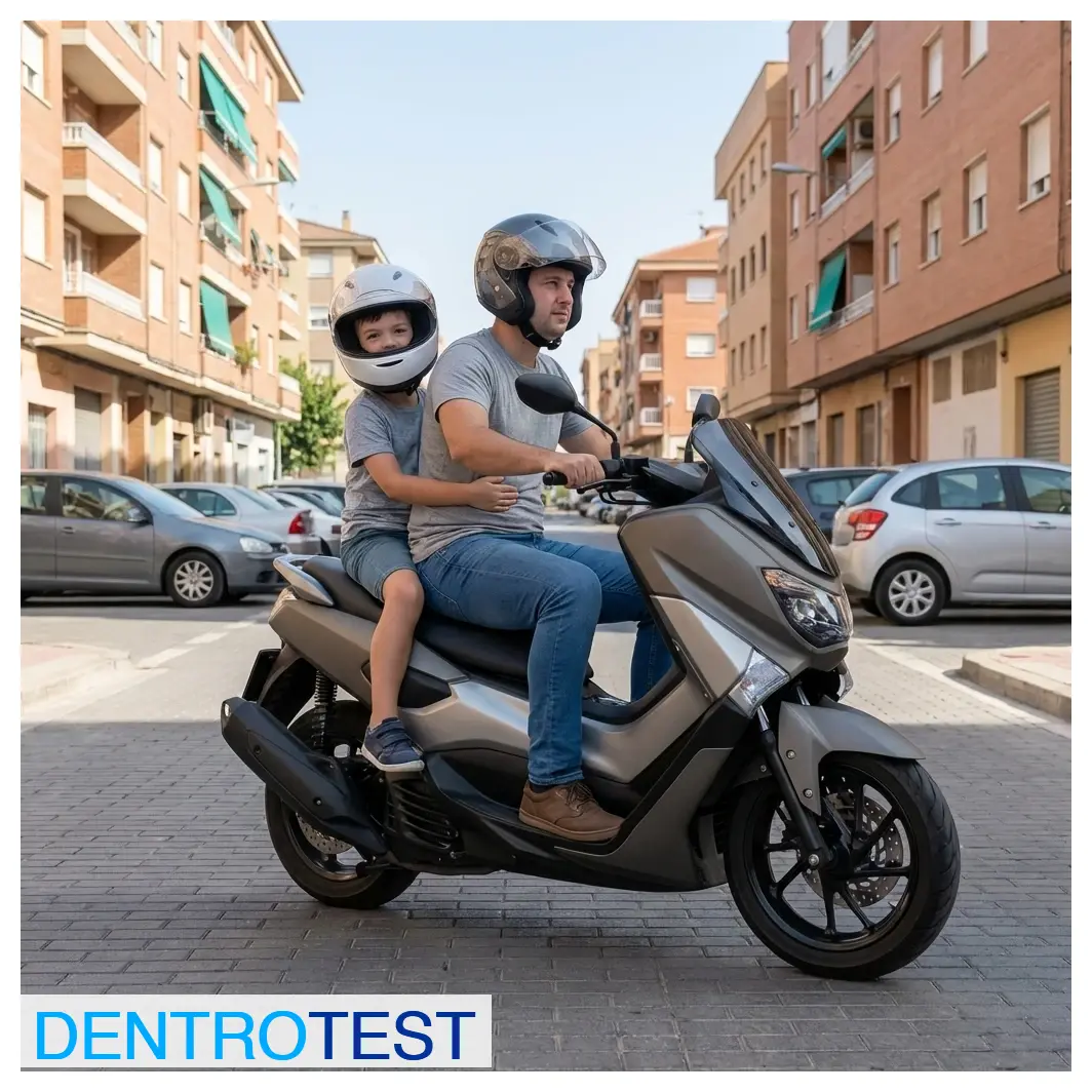 ¿Está permitido que un conductor adulto transporte en su motocicleta a un menor de 10 años que no sea su hijo ni su tutelado?