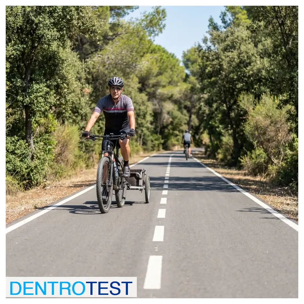 Is it permitted for bicycles to circulate while towing a trailer or semi-trailer?