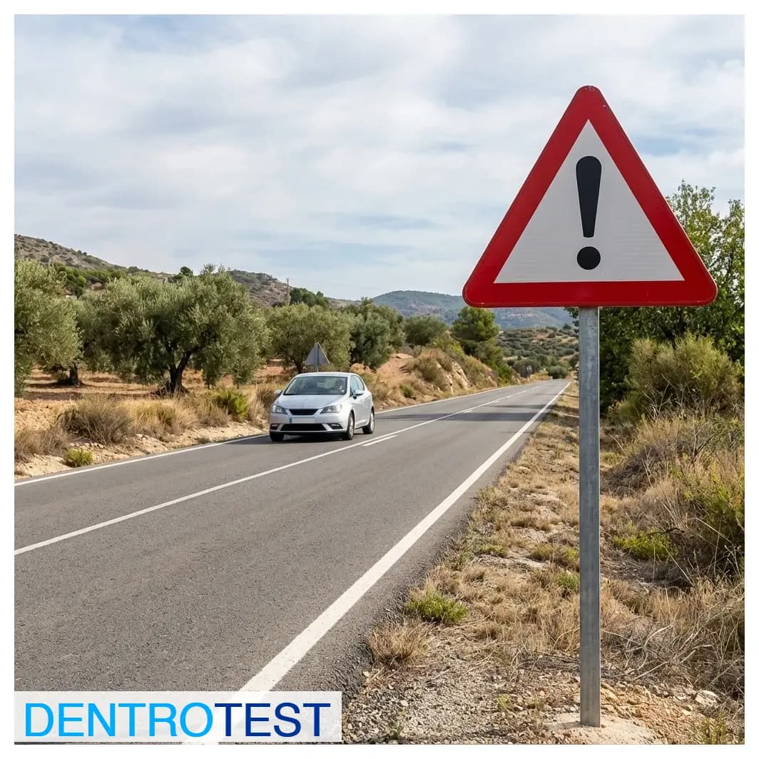 ¿Qué indica esta señal de advertencia de peligro con un signo de exclamación (P-50)?