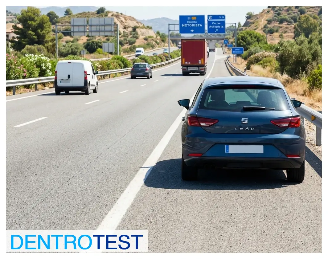 Si por una avería debe detener su vehículo en el arcén de una carretera interurbana, ¿cuándo está obligado a ponerse el chaleco reflectante?