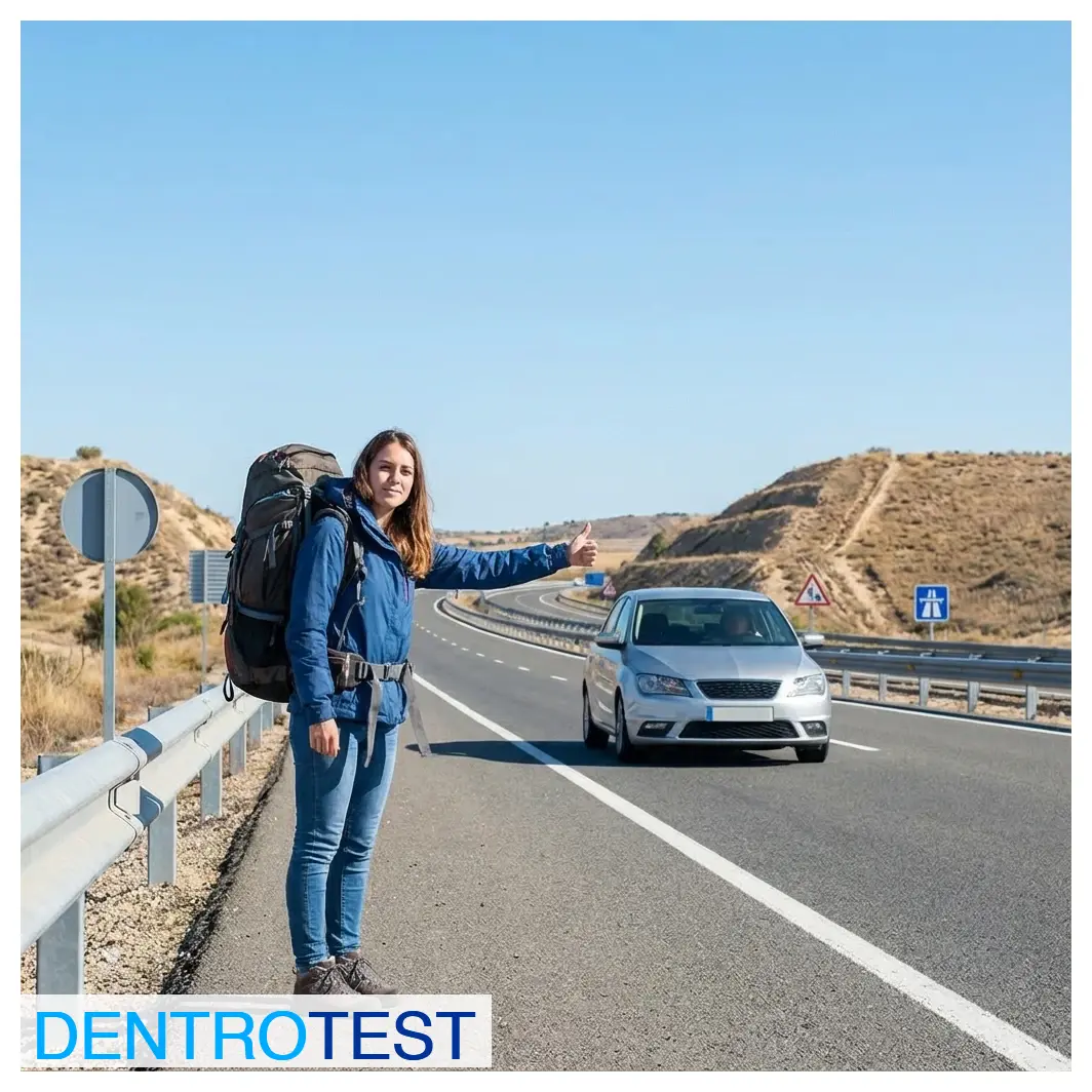 En una autovía o autopista, ¿está permitido recoger a una persona que está haciendo autostop?