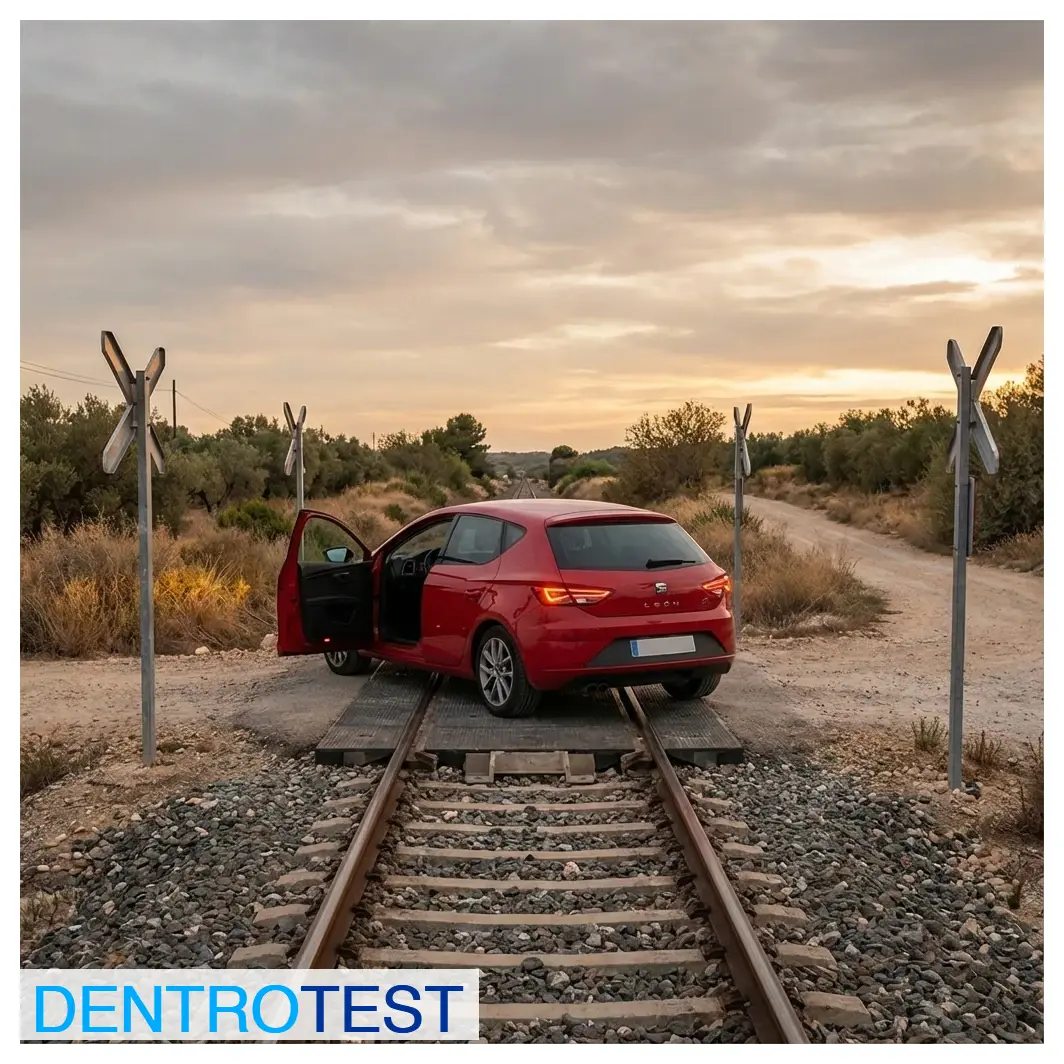 If a vehicle becomes immobilized on a level crossing due to a breakdown or emergency, what must the driver do immediately?