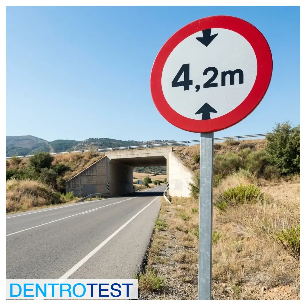 Which vehicles are prohibited from entering according to this height restriction sign?