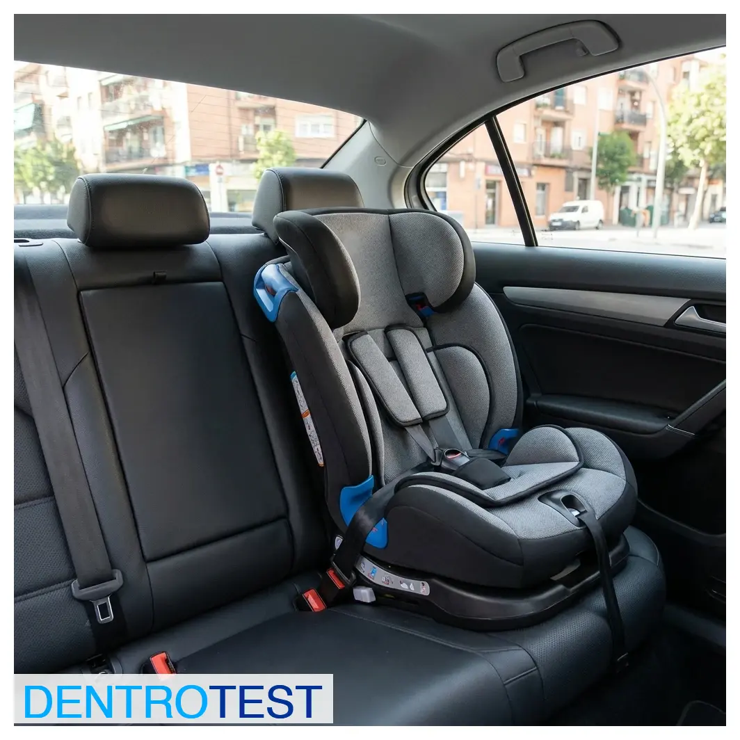 If, by way of exception, a child under one year of age must travel in the front seat of a car because the rear seats are occupied, what requirement must be met?