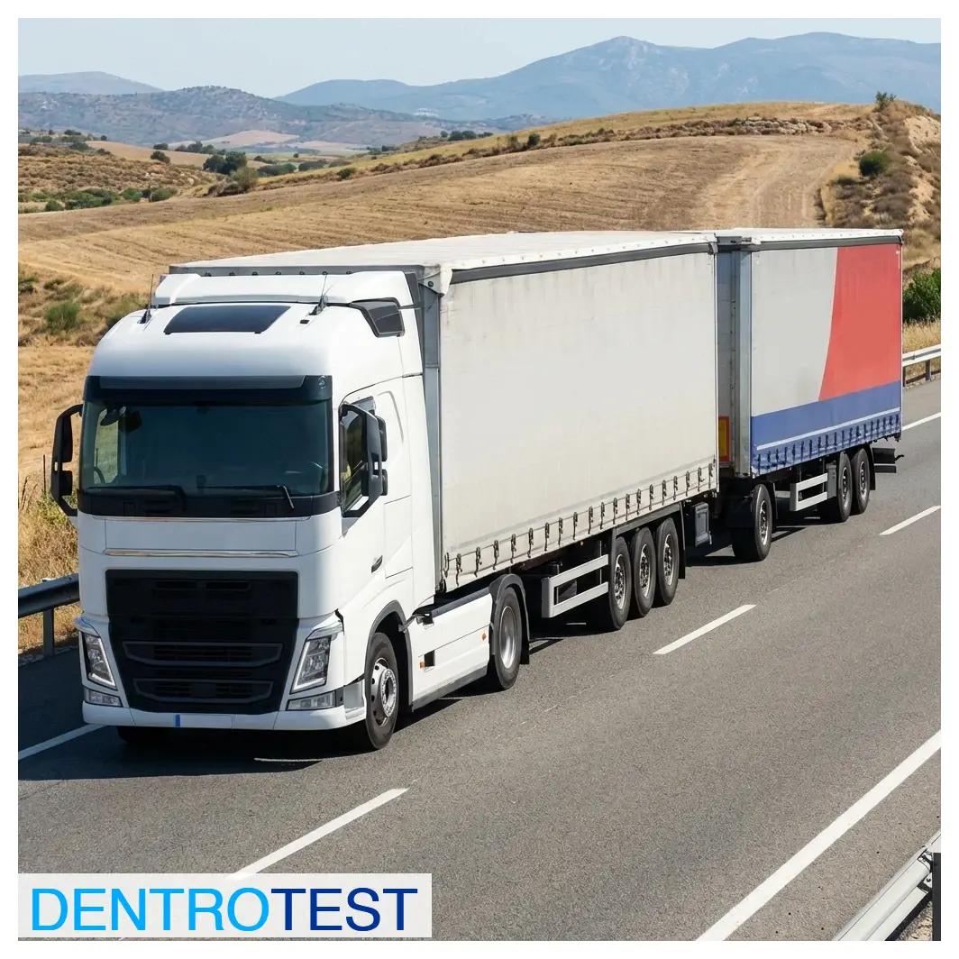 ¿Qué velocidad máxima no debe rebasar un camión que arrastra un remolque de hasta 750 kg (ligero) en una autopista o autovía?