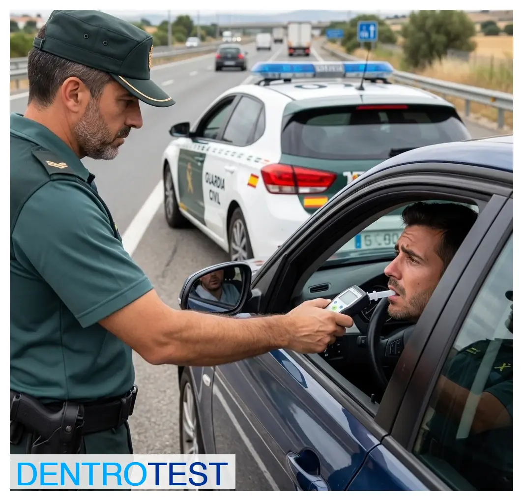 If the result of a drug test is positive and the vehicle is immobilized, who is responsible for the infringement?