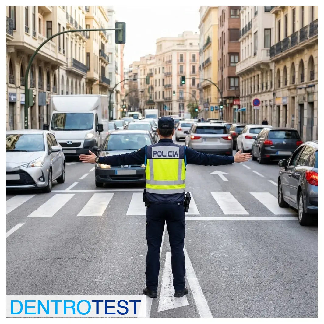 ¿Pueden los agentes de circulación utilizar señales ópticas y acústicas para dirigir el tráfico?