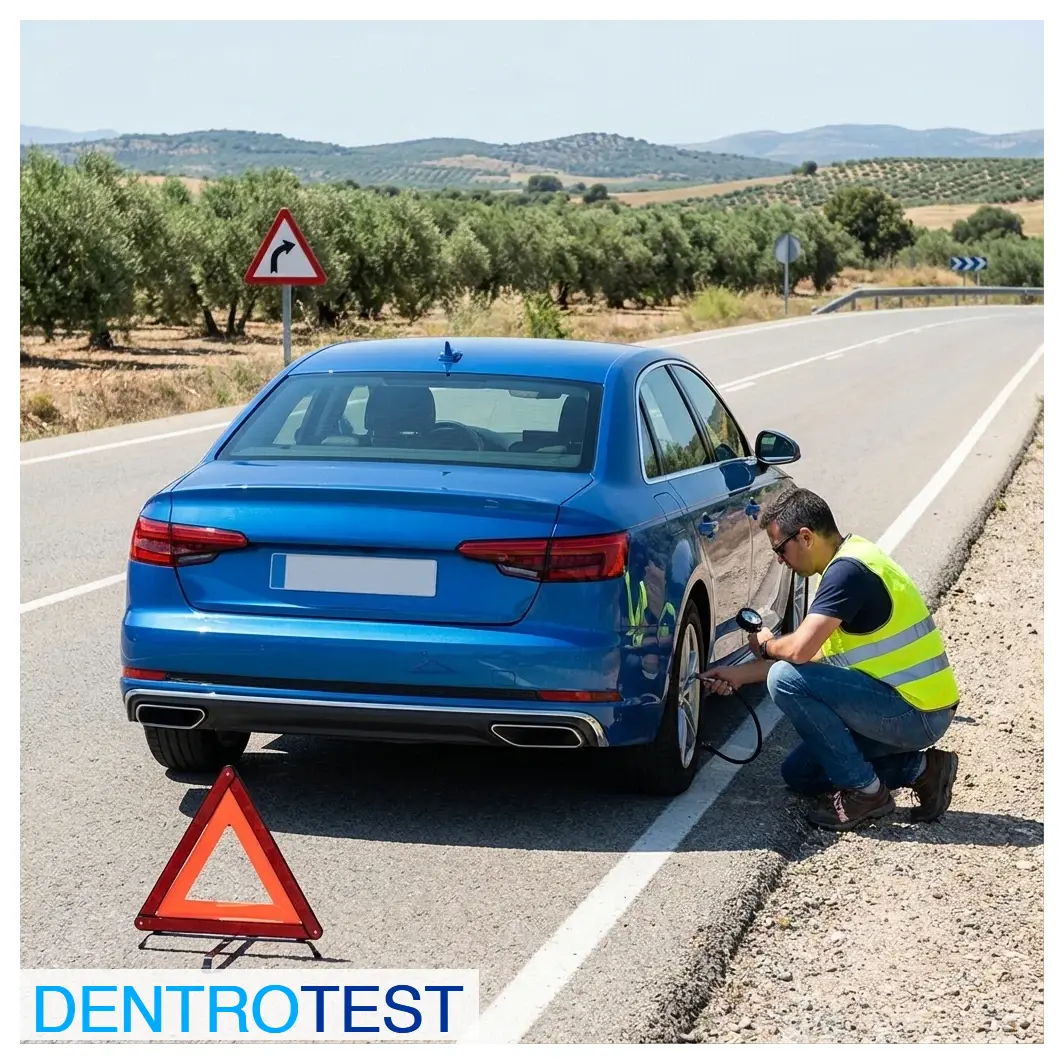 What is the name of the safety system that monitors and alerts the driver when tire pressure is low?
