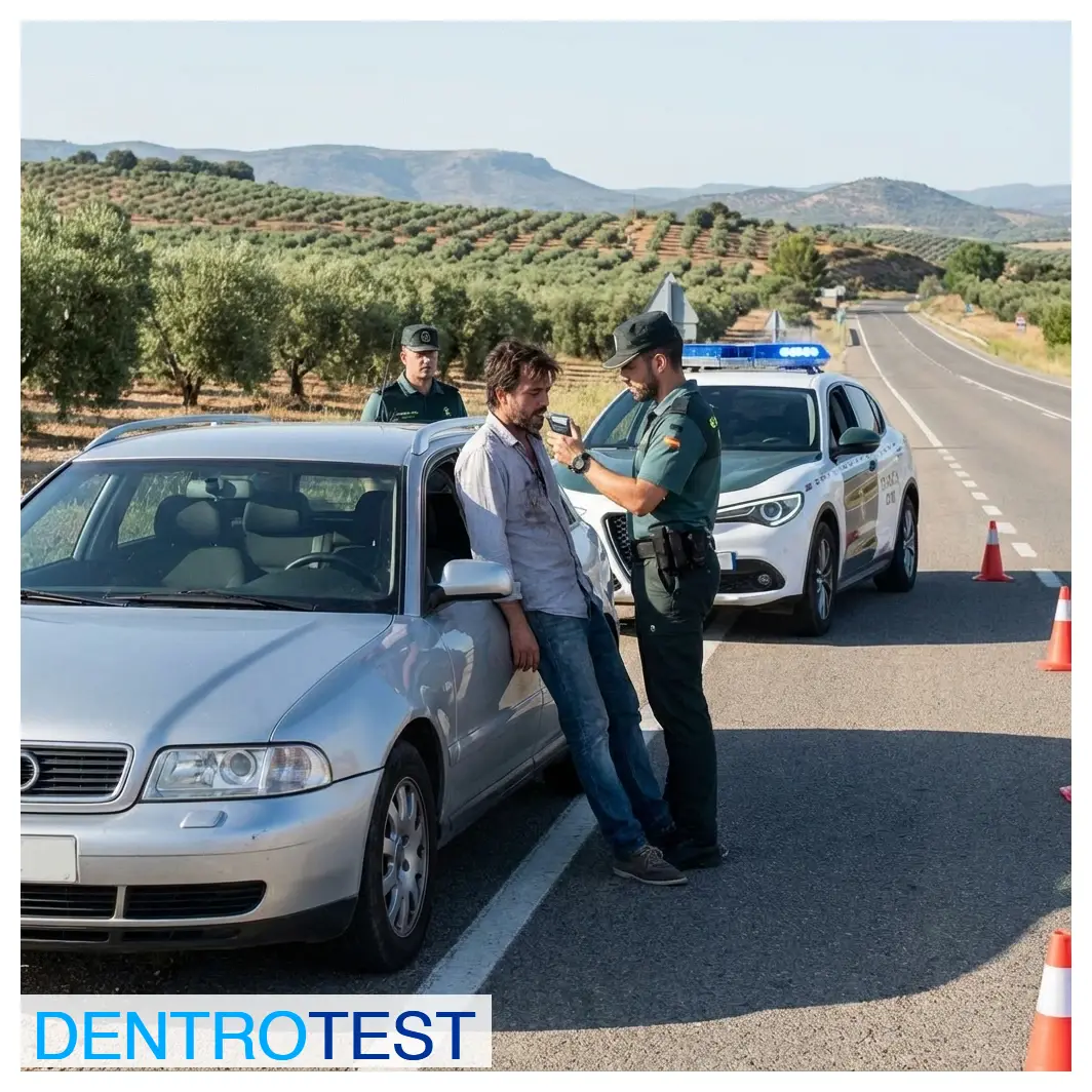 Si el resultado de una prueba de alcoholemia en aire espirado es negativo, ¿pueden los agentes de tráfico someter al conductor a una segunda prueba?