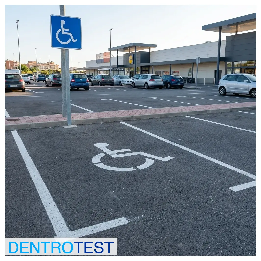 Is it permitted to stop or park in a space reserved and signposted exclusively for people with reduced mobility?