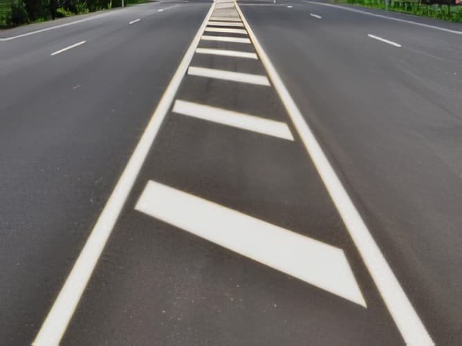 If we are riding our motorcycle on a one-way road, on which side should we leave a traffic island?