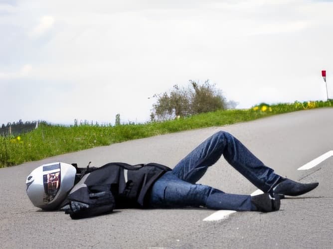 El conductor y el pasajero de una motocicleta sufren un accidente y ambos llevan casco. ¿Para cuál de ellos es más eficaz el casco?