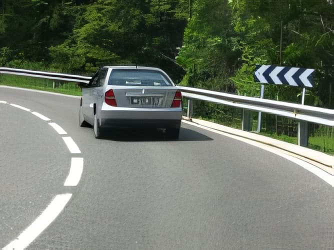 Si circulamos detrás de un vehículo a menos de 150 metros, ¿qué alumbrado utilizaremos?