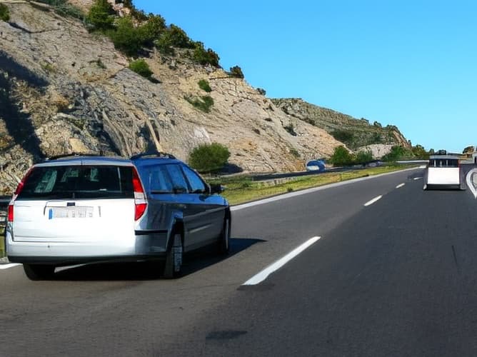 Circulamos por el carril derecho de una autopista fuera de poblado y pretendemos adelantar sin cambiarnos de carril al vehículo que circula por el carril izquierdo. ¿Está permitido hacerlo?
