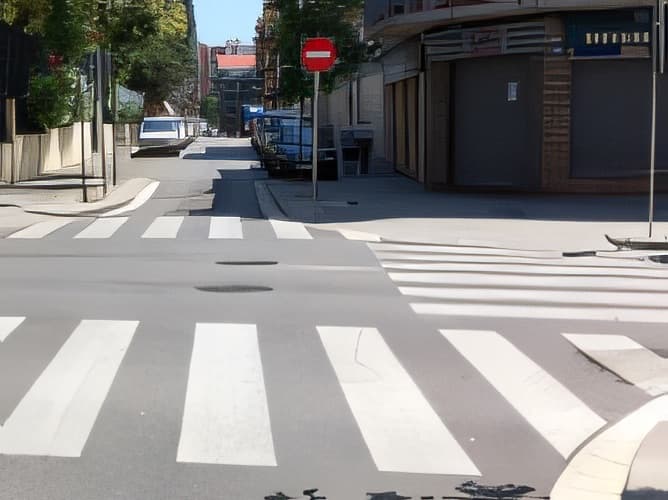 Nous circulons en agglomération et nous nous apprêtons à franchir un passage pour piétons. Nous devons garder à l'esprit que...