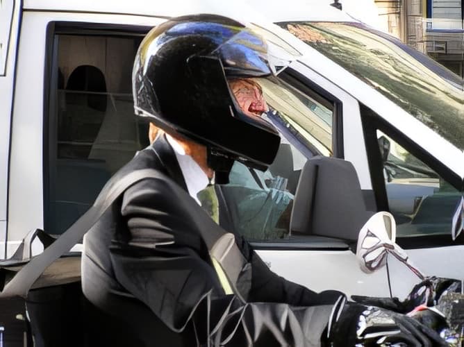 ¿Es correcto circular por poblado utilizando un casco de protección tipo integral no homologado?
