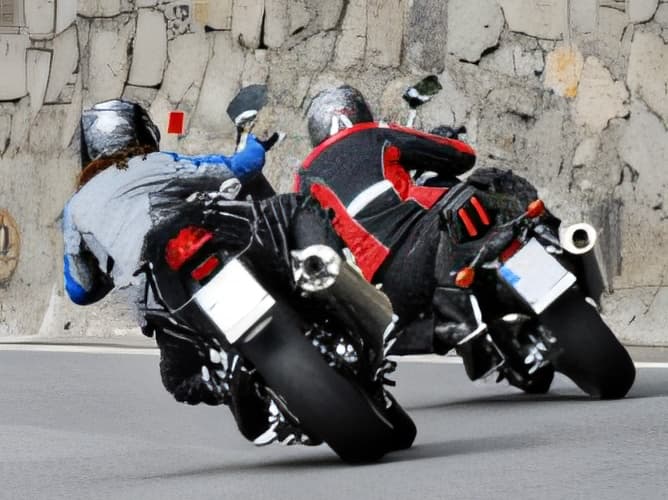 If we are forced to brake while taking a curve, we must use...