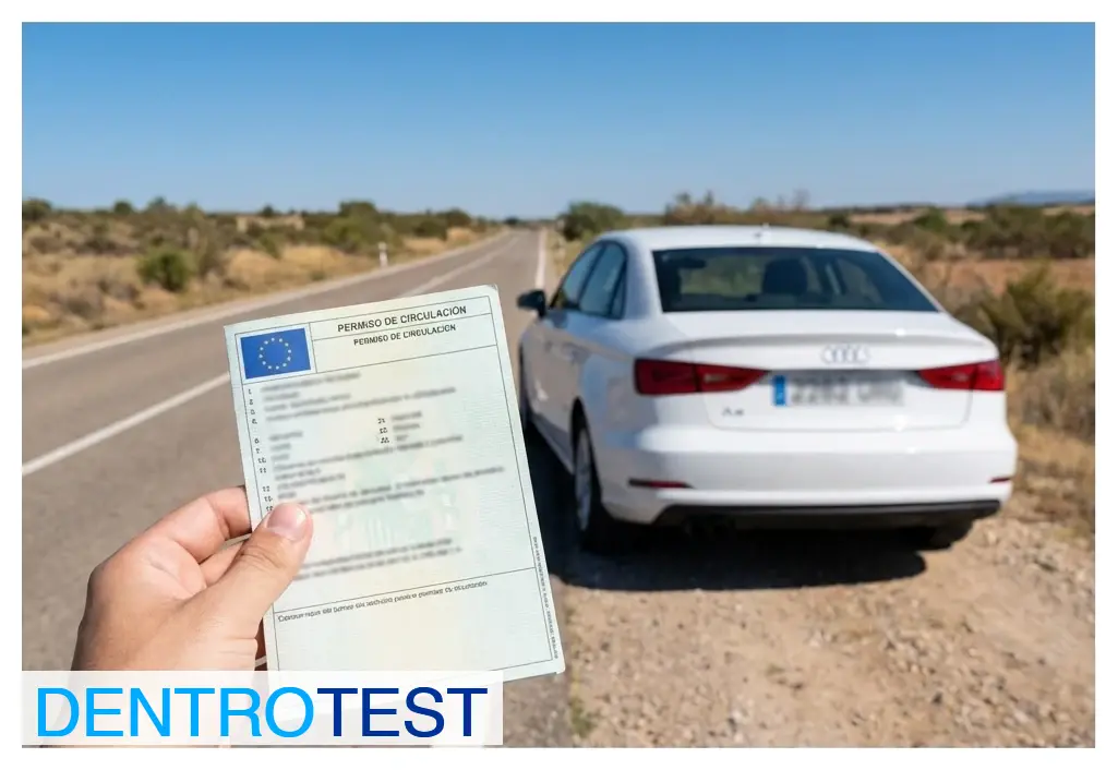 Of the following documents, which one is NOT mandatory to carry in the vehicle while driving?