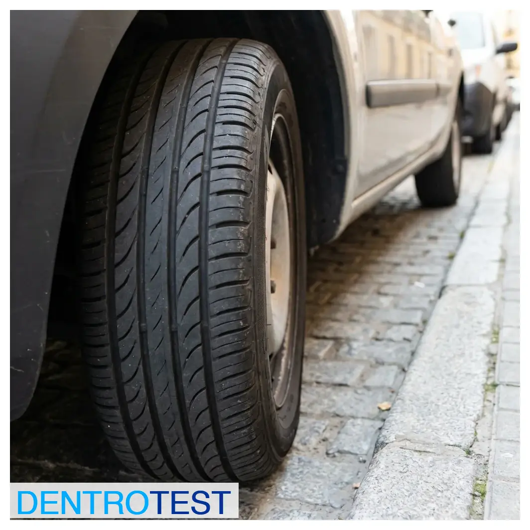 If you notice a small tear or cut on one of your vehicle's tires, how should you act?