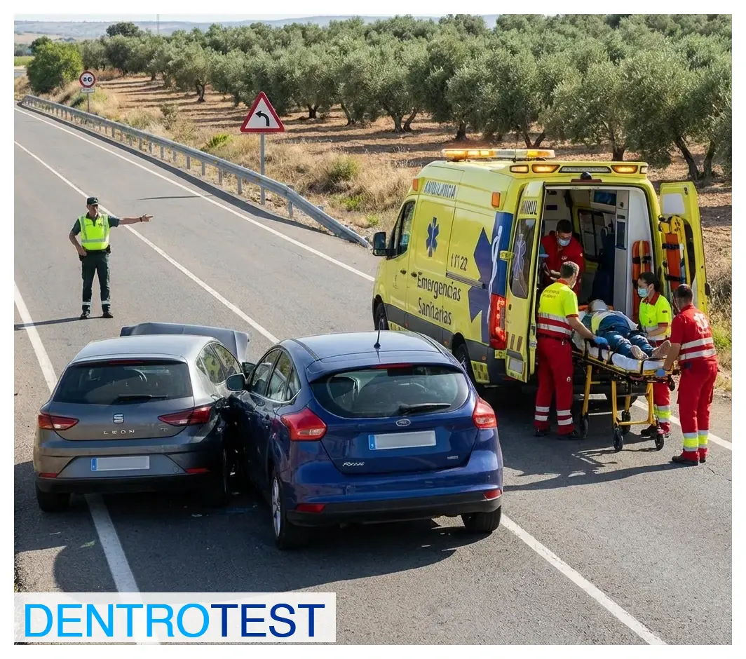 Entre las lesiones producidas en los accidentes de tráfico, ¿qué hueso es uno de los que se fractura con mayor frecuencia?