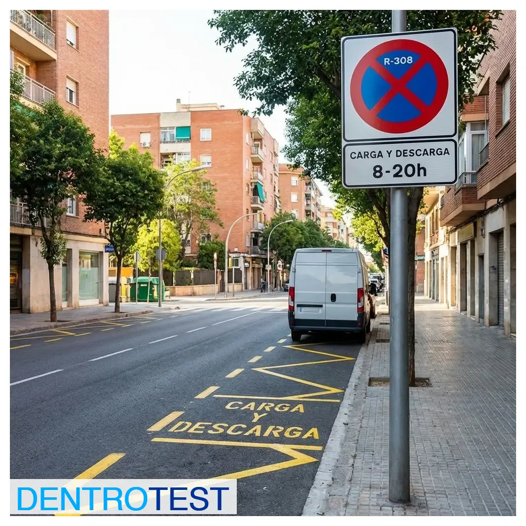Where is parking prohibited regarding loading and unloading zones?
