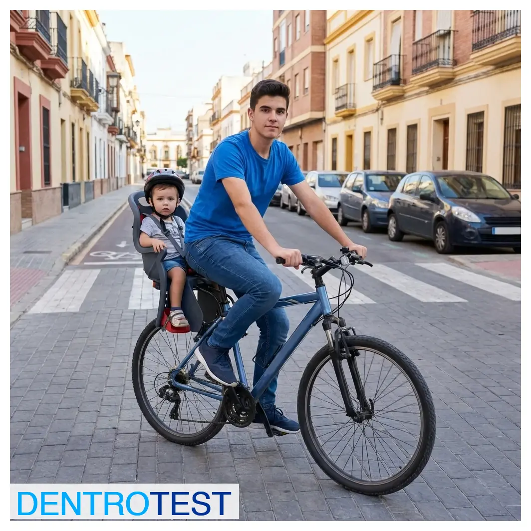 ¿Está permitido que un conductor de 17 años transporte a un menor en una bicicleta o ciclo?