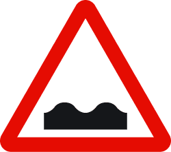 Uneven road profile