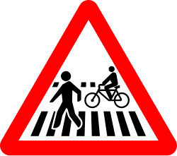 Pedestrian and cyclist crossings
