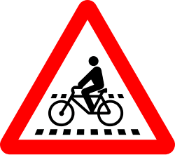 Crossing for cyclists