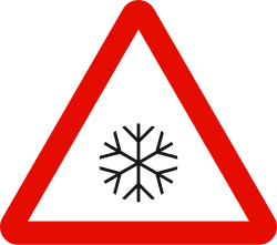 Schnee- oder Eisglätte