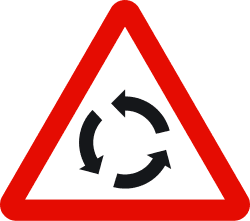 Roundabout ahead