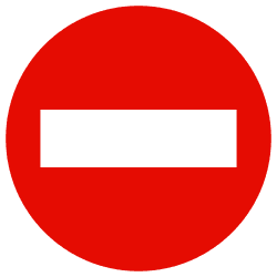 No entry