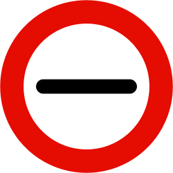 Prohibition of passing without stopping