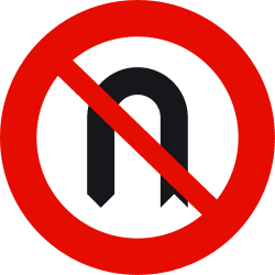 No U-turn