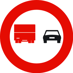 No overtaking for trucks