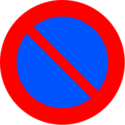 Estacionamiento prohibido