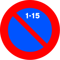 Estacionamiento prohibido la primera quincena