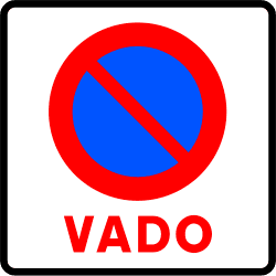No parking in front of a driveway / ford
