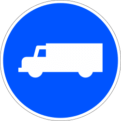 Road for trucks