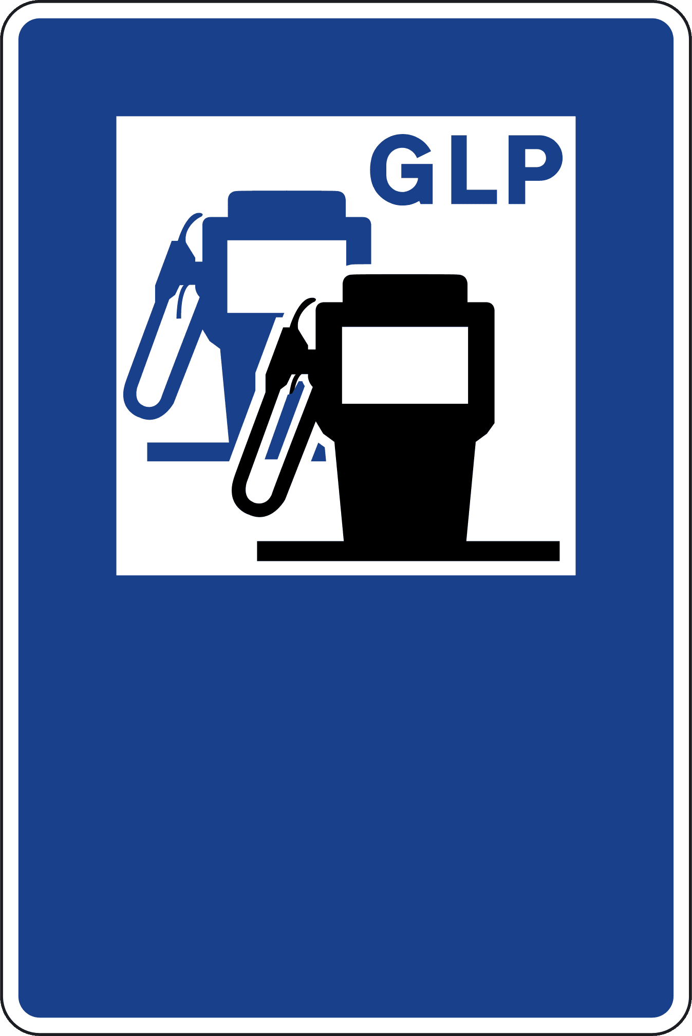 Tankstelle mit Autogas (LPG)