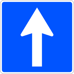 One-way street / carriageway