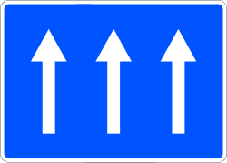 One-way street / carriageway
