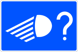 End of mandatory dipped headlights (low beam)