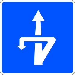 U-turn at a different level