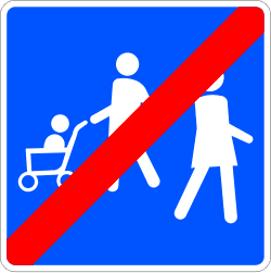 Ende der Fußgängerzone