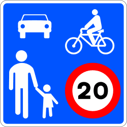 Begegnungszone (zona de coexistencia)