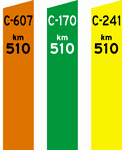 Miriametric post (10 km)